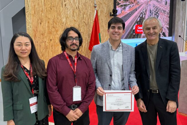 Equipo E2Tech obtiene premio “Best Paper Award” en conferencia internacional desarrollada en Dubái
