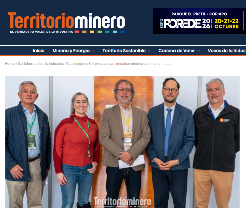 ITL - Proyectos para la mineria menor huella REBATVE E2TECH