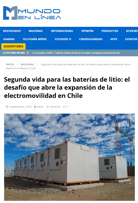 Segunda vida para las baterías de litio: el desafío que abre la expansión de la electromovilidad en Chile